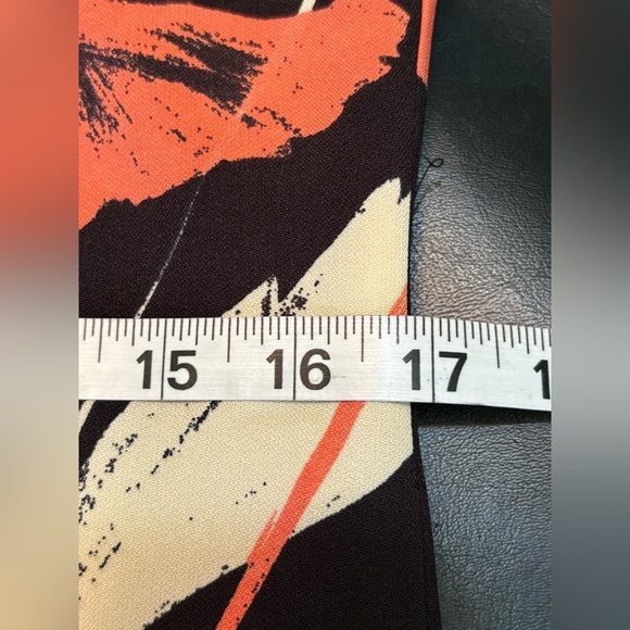 Kasper Tropical Print Sleveless Crepe Sheath Dress - Picture 11 of 14